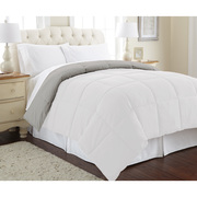 Modern Threads Down alternative reversible comforter white/gray queen 2DWNCMFG-WGY-QN